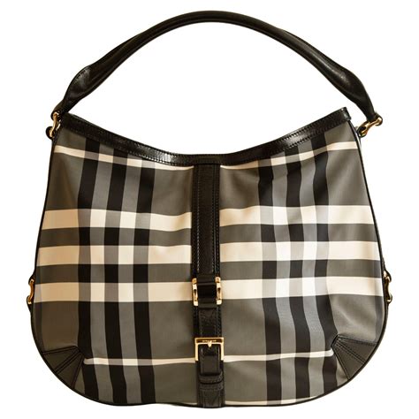 burberry nylon hobo bag